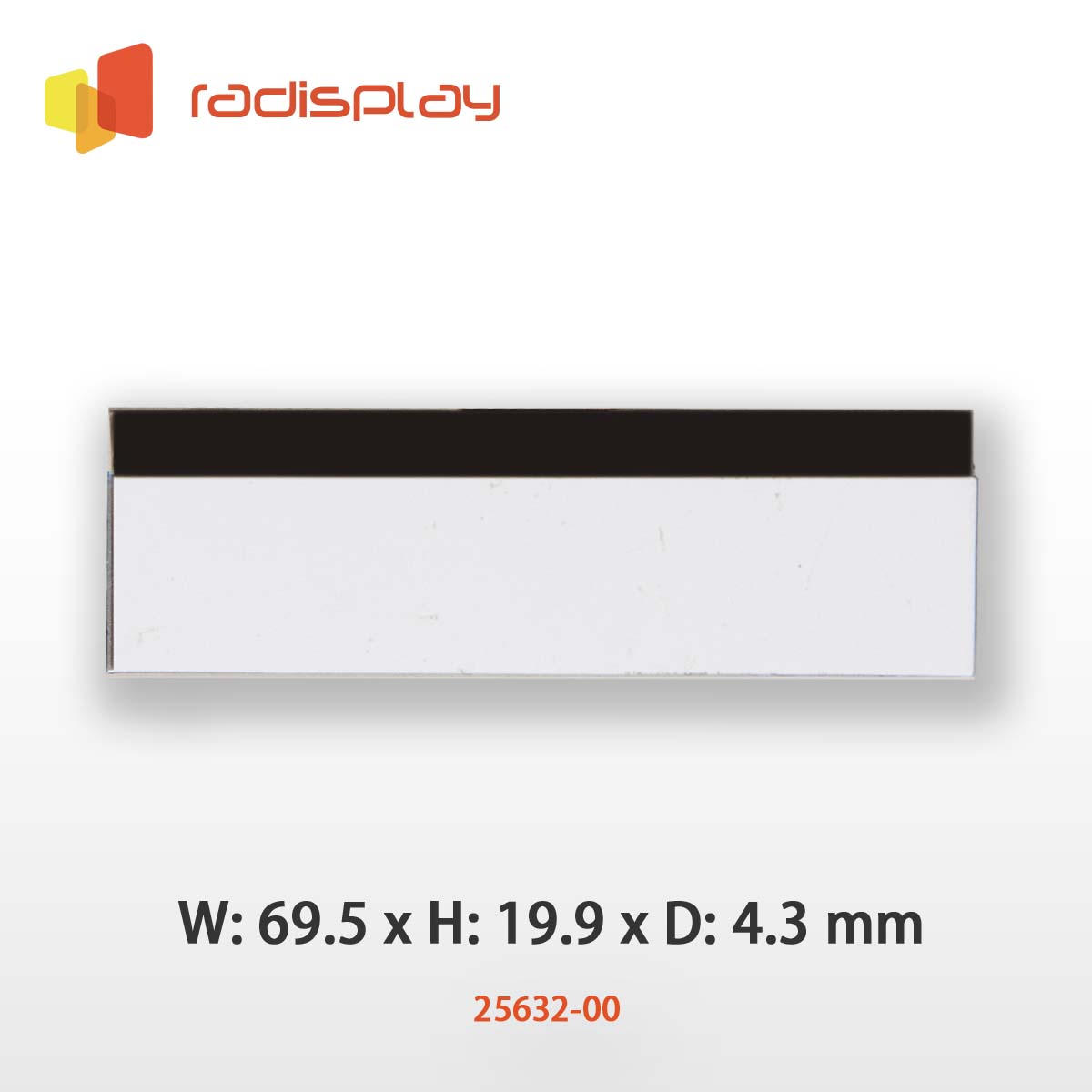 256x32 Graphic LCD (Chip on Glass) (RC25632-00)