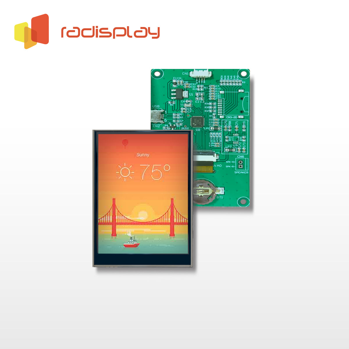 2.8 inch TFT with Touch Display (240x320, MCU)