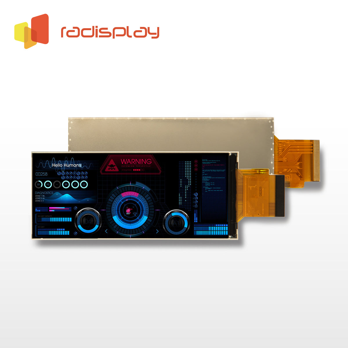 4.0 inch Bar type TFT Display (960x400, RGB)