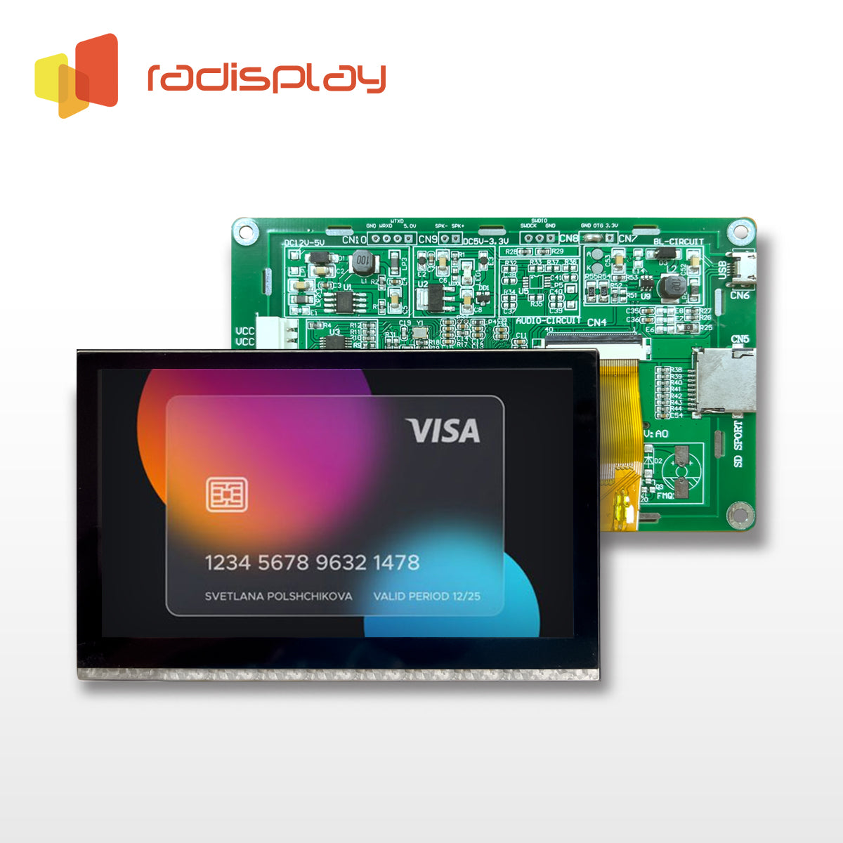 4.3 inch TFT with Touch Display (480x272, RGB)