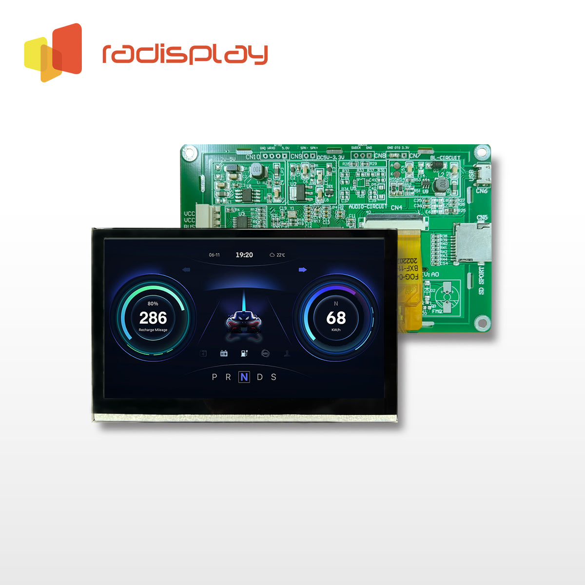 4.3 inch TFT Display (800x480, RGB)