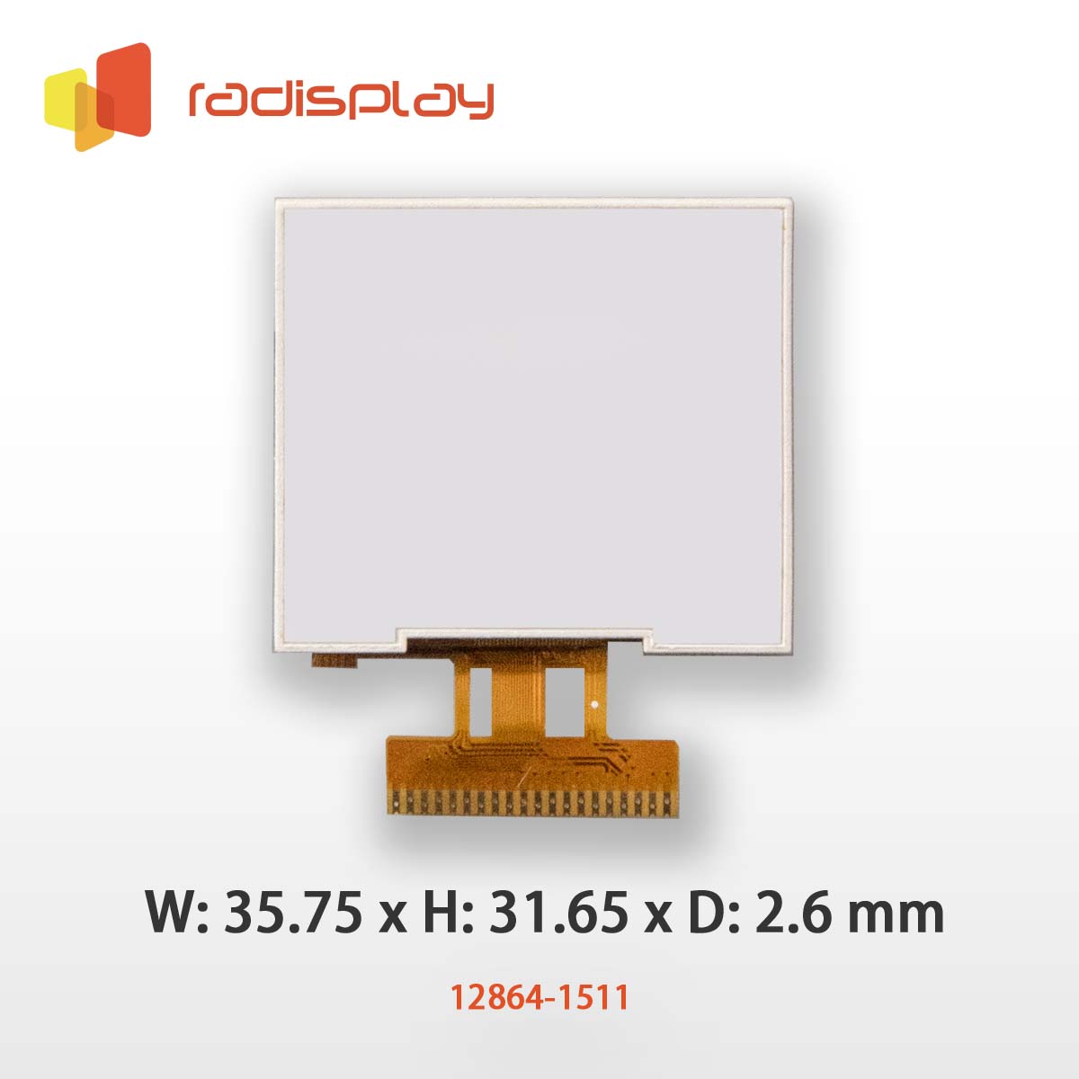128x64 Graphic LCD (Chip on Glass) (RC12864-1511)