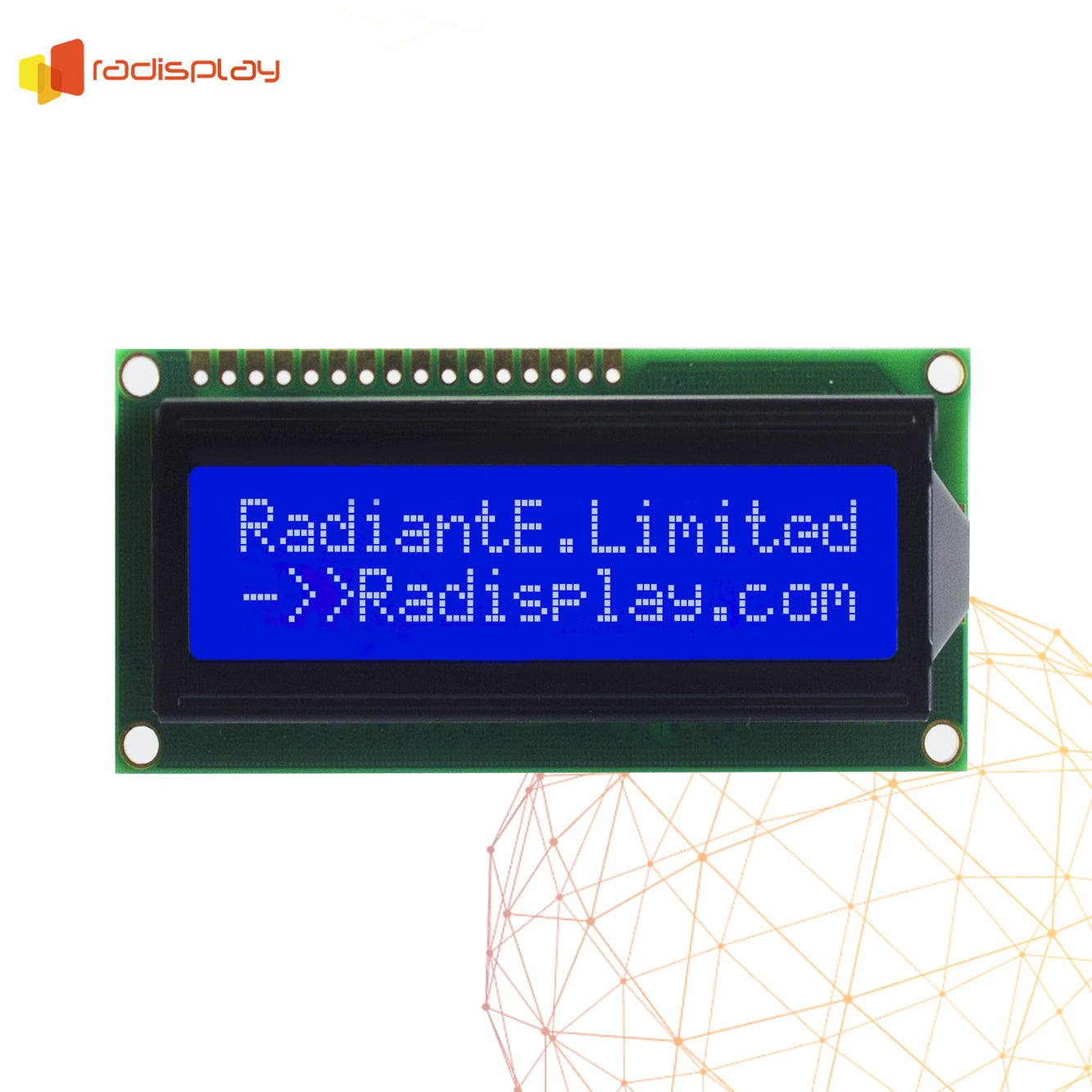 16x2 Character LCD Display Module (RD1602A-8)